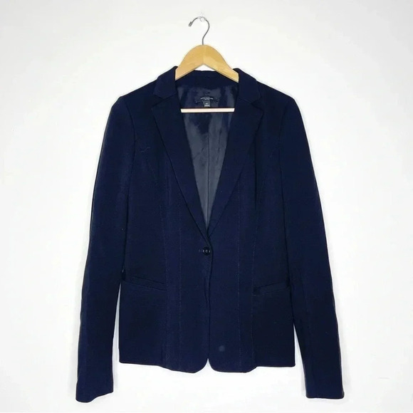 Ann Taylor Jackets & Blazers - Ann Taylor Black One Button Blazer Jacket Size 6 Tall